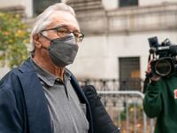 Actor Robert De Niro departs federal court in New York City.