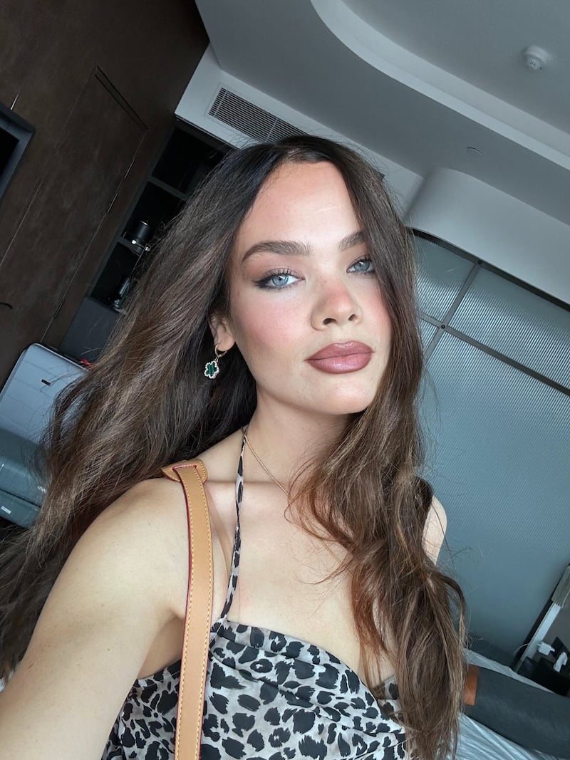 Chanelle was a natural brunette before her hair started growing gray at 18.