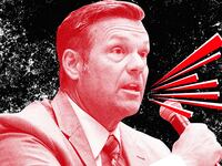 Kansas Attorney General Kris Kobach speaking.