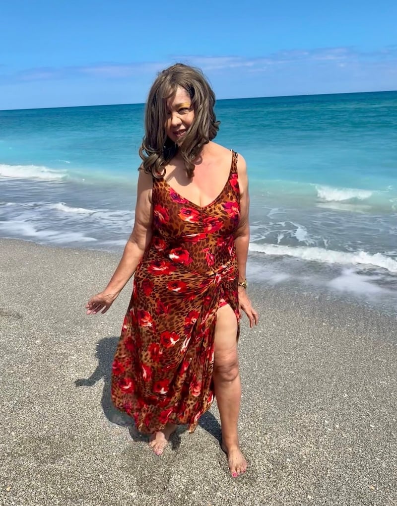 Deborah Gregory updated her Instagram on February 23, writing that she was visiting her friends in Palm Beach.