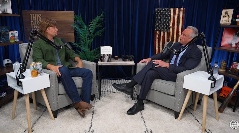 HHS Secretary RFK. Jr. on Theo Von's podcast on Thursday.