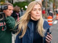 Graham Chase Robinson departs federal court on October 30, 2023 in New York City.