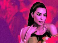 Photo illustration of Kim Kardashian in 'American Horror Story: Delicate'