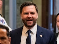 Vice President JD Vance arrives during a vote-a-rama at the U.S. Capitol on July 1 as Republican leaders are pushing to get President Donald Trump's so-called "One, Big, Beautiful Bill," Act through Congress and to his desk by the 4th of July.