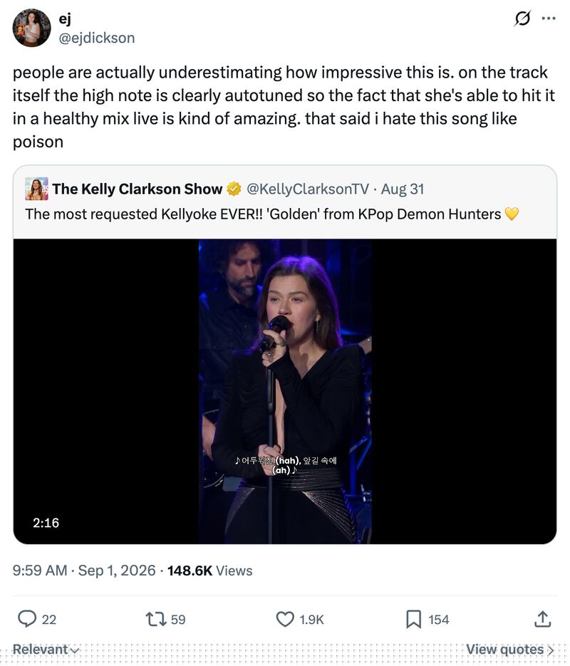 A screenshot of X