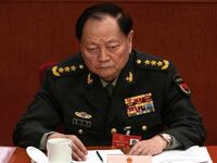 BEIJING, CHINA - MARCH 5: General Zhang Youxia, the Vice Chairman of the Central Military Commission attends the opening session of the National Peoples Congress, or NPC, at the Great Hall of the People on March 5, 2025 in Beijing, China. China's annual political gathering known as the Two Sessions will convene leaders and lawmakers to set the government's agenda for domestic economic and social development for the year. (Photo by Kevin Frayer/Getty Images)