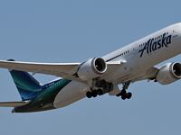 Boeing 787-9 Dreamliner Alaska Airlines N784HA Plane at Leonardo Da Vinci International Airport in Fiumicino (Italy), May 24th, 2026