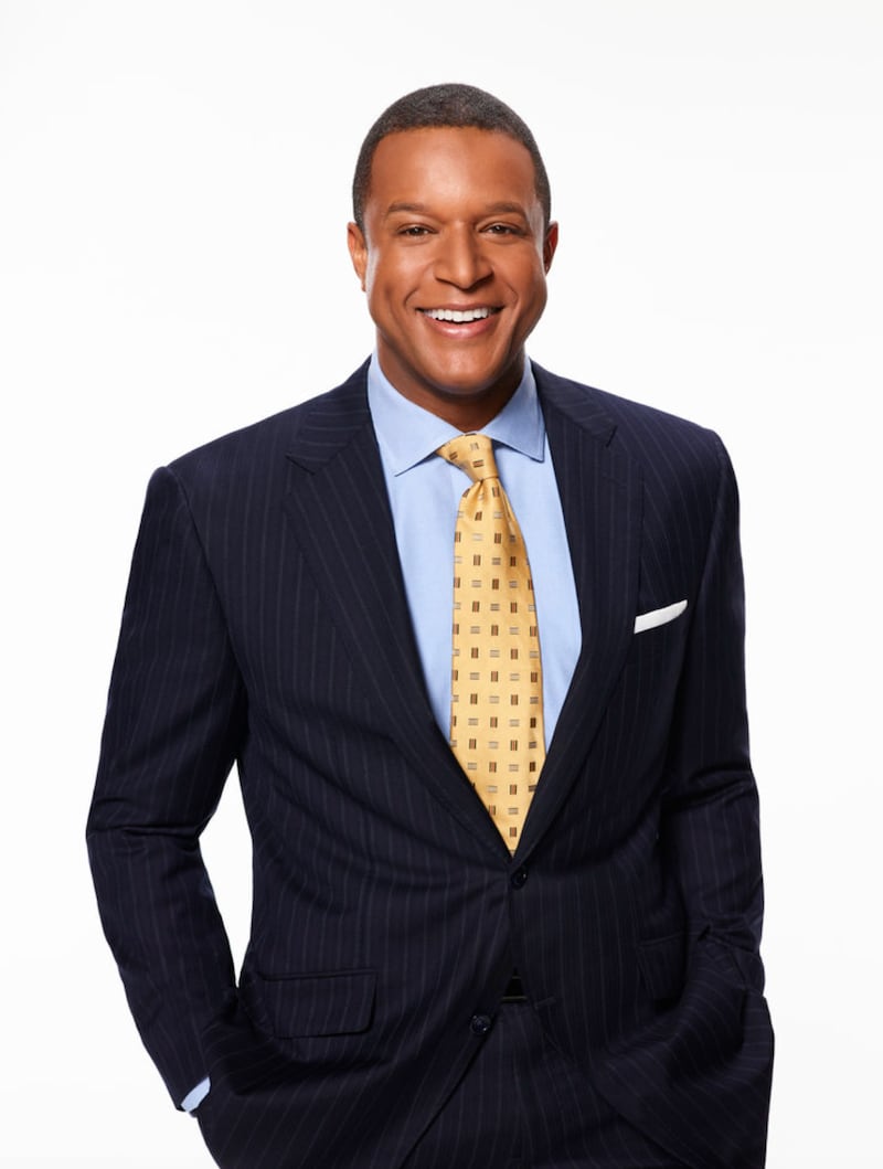 Craig Melvin said his hair is now the longest it’s been in thirty years. Pictured here in 2017.