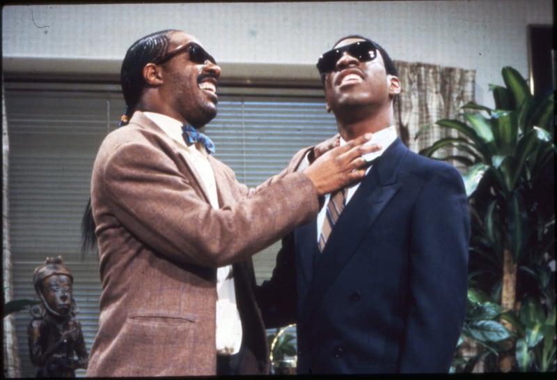 Murphy on SNL with Stevie Wonder
