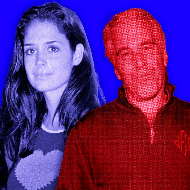 Stacey Williams and Jeffrey Epstein.