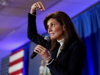 Republican presidential candidate and former U.S. Ambassador to the United Nations Nikki Haley