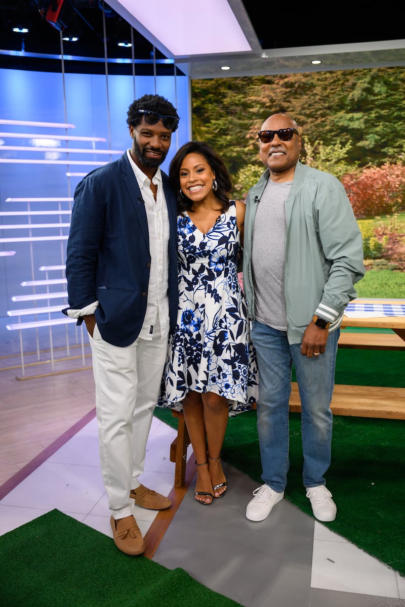 TODAY -- Pictured: Summer Fashion with husbands and dads (Sheinelle Jones) on Friday, June 14, 2019 -- (Photo by: Nathan Congleton/NBCU Photo Bank/NBCUniversal via Getty Images via Getty Images)