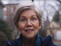 Sen. Elizabeth Warren announces her re-election campaign on March 27, 2023.
