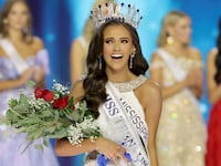 Addison “Addie” Carver of Mississippi is crowned Miss Teen USA onstage during the 2024 Miss Teen USA Pageant on August 1, 2024 in Los Angeles.