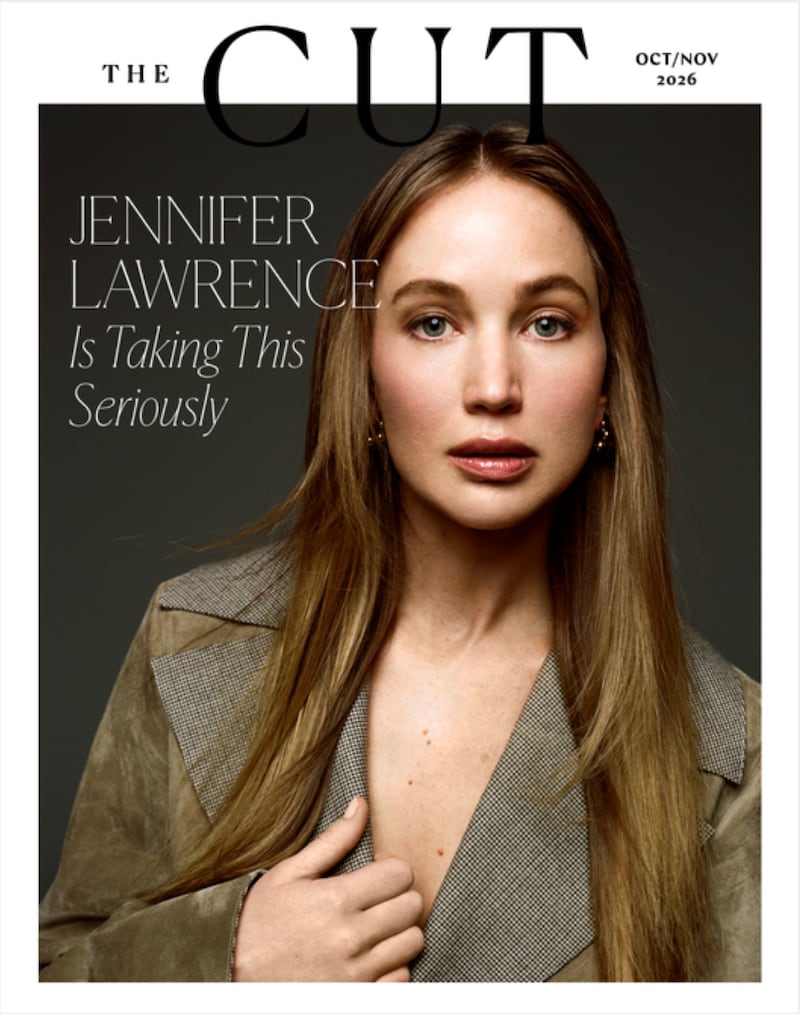 Actress Jennifer Lawrence drew criticism for photos in The Cut's cover story, where she discusses the launch of her new haircare brand.