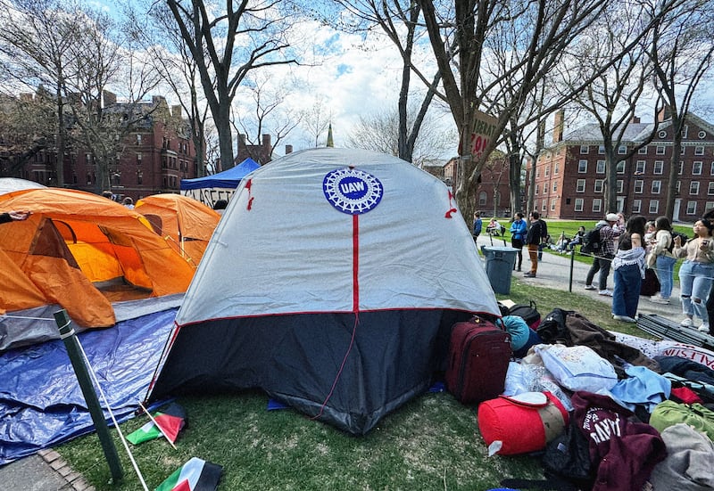 Harvard Gaza protest