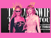 An illo featuring their photo together at the Eras movie premiere would be great