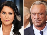 Tulsi Gabbard and Robert F. Kennedy Jr.