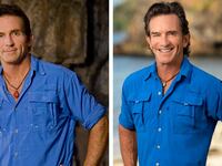 Jeff Probst has hosted “Survivor” for 26 years. Pictured here in 2010 and in 2022.