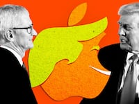 Tim Cook and Donald Trump