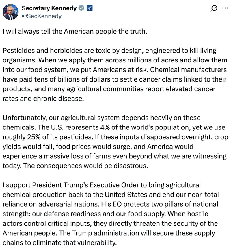 Robert F. Kennedy Jr. on X