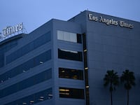 The Los Angeles Times headquarters.