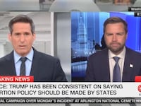 Republican vice presidential candidate JD Vance appears on CNN, August 30, 2024.