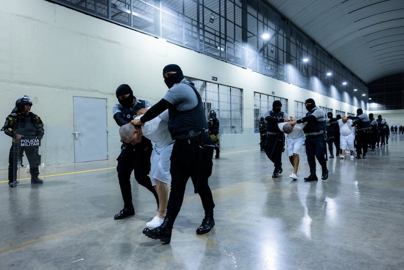 Alleged gang members deported to El Salvador—the Trump administration has accused Abrego Garcia of being a member of the MS-13 gang.