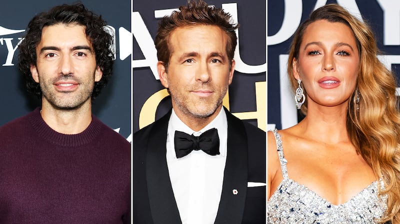 Justin Baldoni, Ryan Reynolds, and Blake Lively.