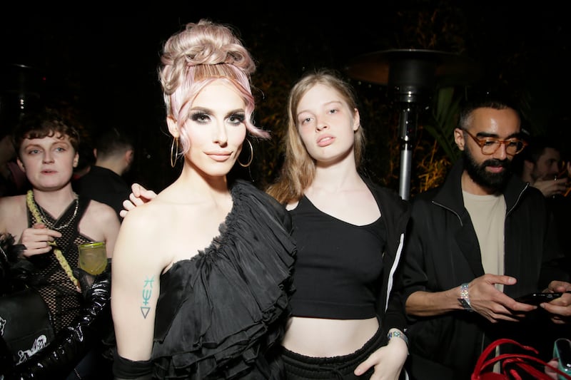 Vivian Jenna Wilson (right) has spoken out against her father on social media.