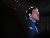 Florida Governor Ron DeSantis makes a campaign stop at LaBelle Winery