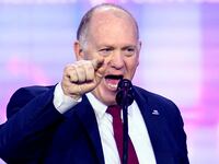 Incoming White House 'border czar' Tom Homan speaks during Turning Point's annual AmericaFest 2024 in Phoenix, Arizona, on December 22, 2024. (Photo by JOSH EDELSON / AFP) (Photo by JOSH EDELSON/AFP via Getty Images)
