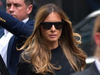 Former first lady Melania Trump arrives to Trump Tower in Manhattan on June 8, 2023 in New York City.