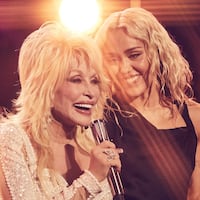 Dolly Parton and Miley Cyrus