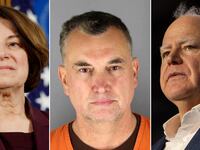 Amy Klobuchar, Vance Boelter and Tim Walz