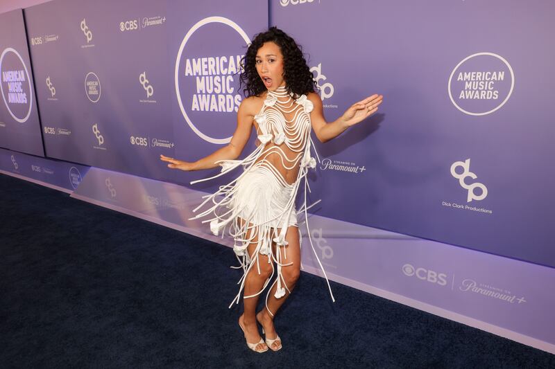 Eva Gutowski at The 52nd American Music Awards held at the MGM Grand Garden Arena on May 25, 2026 in Las Vegas, Nevada.