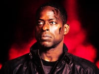 A photo illustration of Sterling K. Brown in Paradise.