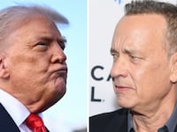 Donald Trump and Tom Hanks