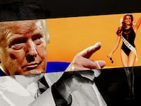 Donald Trump and Miss Veneuela