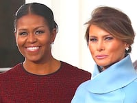 The Obamas and the Trumps on January 20, 2017 in Washington, DC.