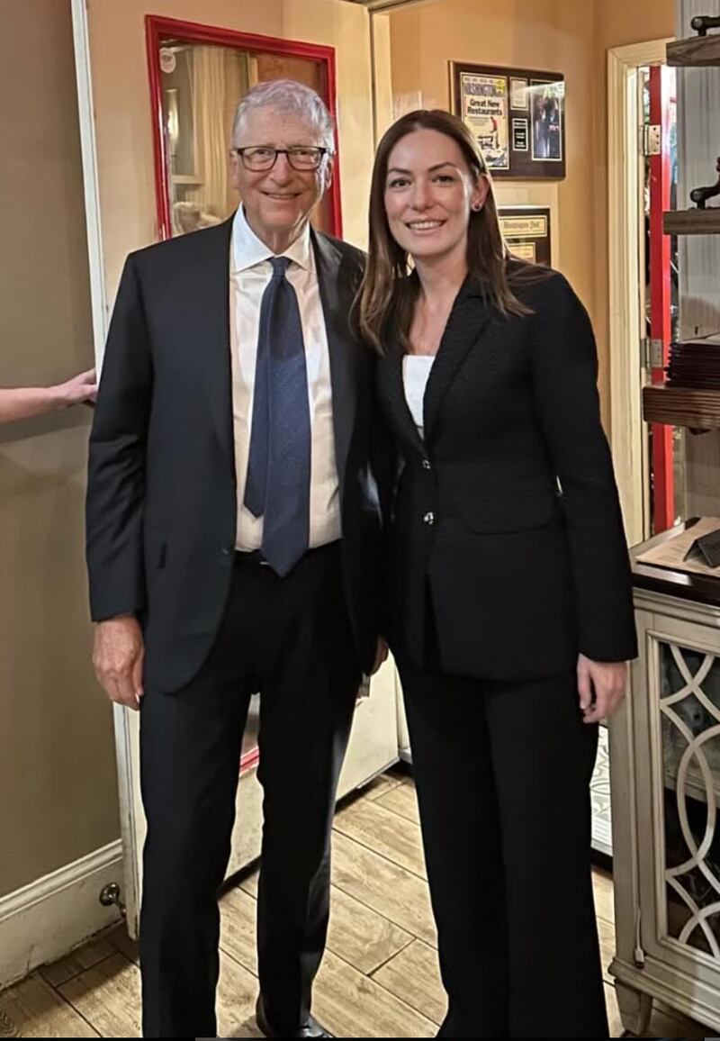 Bill Gates at Bistro Cacao