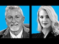 A diptych of Bridget Ziegler and Tom Edwards