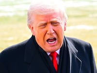 President Donald Trump speaks to reporters before departing the White House in Washington, United States, on January 27, 2026.