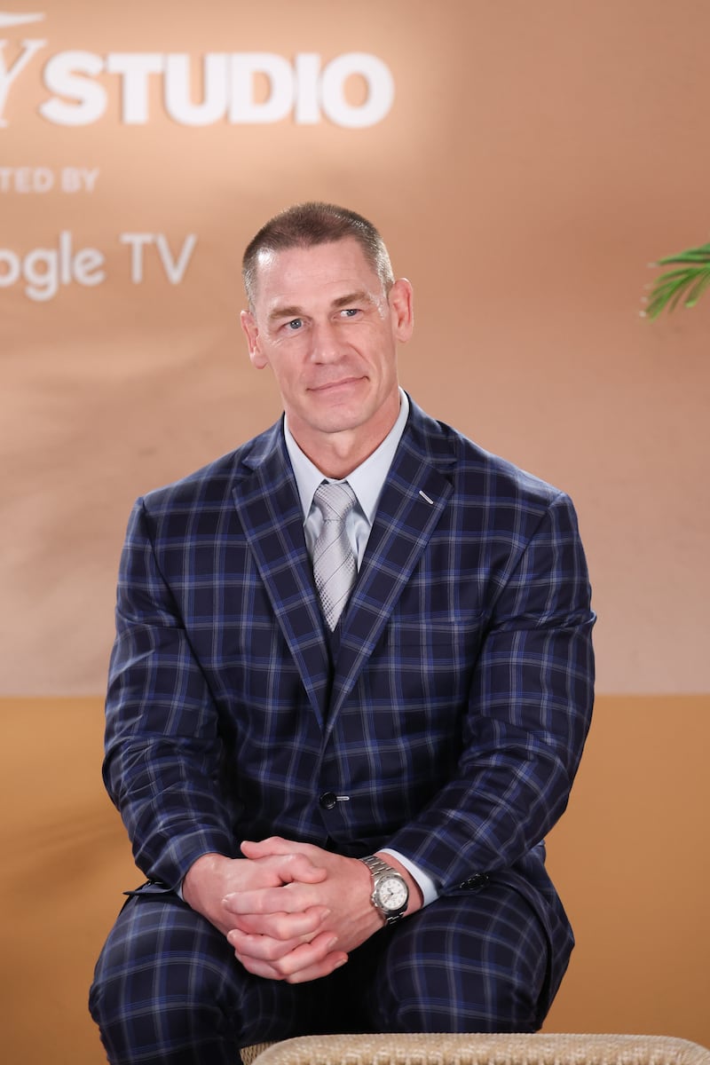 John Cena of "Matchbox: The Movie" at the Variety Studio Presented by Google TV held at The Pendry on July 25, 2026 in San Diego, California. (Photo by Katie Jones/Variety via Getty Images)