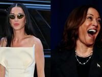 Katy Perry and Kamala Harris