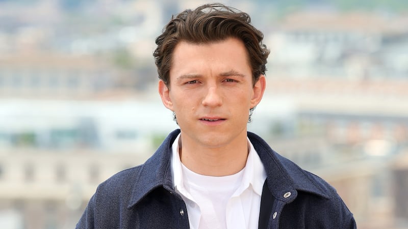 Tom Holland attends the "Spider-Man: Brand New Day" Rome Premiere photocall at Hotel De La Ville on June 23, 2026, in Rome, Italy.
