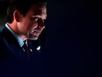 Ron DeSantis attends a campaign rally in Naples, Florida, Nov. 2, 2018.