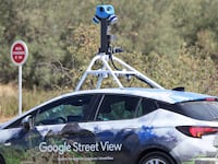 The Google Street View car on the outskirts of El Prat del Llobregat, very close to the airport, in Barcelona, on 04th August 2022. (Photo by Urbanandsport/NurPhoto via Getty Images)