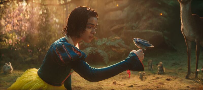Rachel Zegler as Snow White.