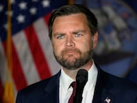 JD Vance speaks at a campaign rally at VFW Post 92 on August 15, 2024 in New Kensington, Pennsylvania.